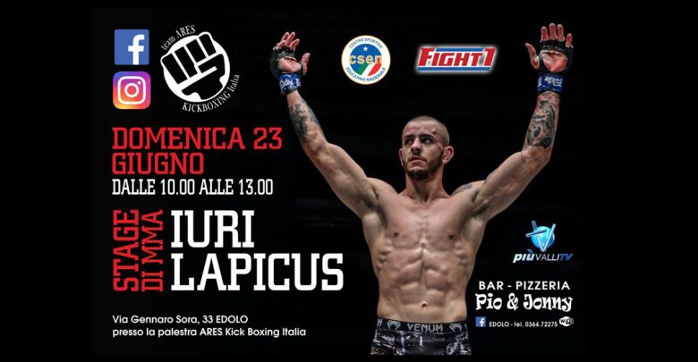 Iuri Lapicus Stage MMA